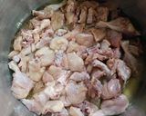 A picture of step 2 of Chicken ka salan.