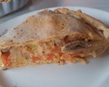 Foto del paso 7 de la receta: Tarta de pollo, champiñones y verduras