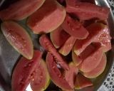A picture of step 1 of Guava smoothie.