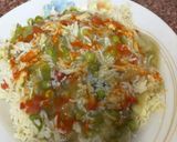 A picture of step 5 of Green chilli chicken Chinese.