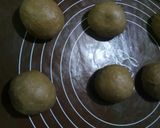 Foto langkah ke 6 dari resep Roti Pisang Kurma Almond aroma Moka.
