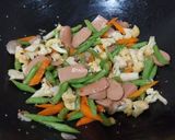 Foto langkah ke 4 dari resep Buncis Brumkol Saus Tiram (Ide Bento).