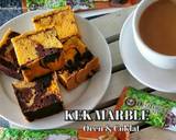 KEK MARBLE OREN & COKLAT