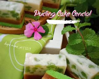 Puding Cake Cendol - Step 5