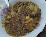 A picture of step 4 of Mutton keema.