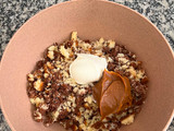 Postre trufa con nueces
