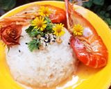 Hình bước làm 3 của món Tôm càng um sữa đặc