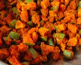 A picture of step 2 of Mango pickle.