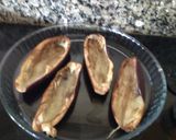Foto del paso 1 de la receta: Berenjenas rellenas de atún