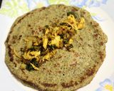 A picture of step 6 of Chicken Stuffed Oats Dosa.