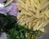 A picture of step 1 of Vegetable fritters.