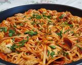 Foto del paso 8 de la receta: Linguine alle Vongole in rosso