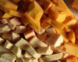 Foto del paso 1 de la receta: Pastel de zapallo con espinacas