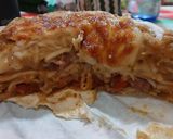 Foto del paso 6 de la receta: Milhojas de Tortitas de Trigo Rellenas de Pisto y Salchichas en Freidora de Aire