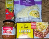 Foto del paso 1 de la receta: Lasaña boloñesa en airfryer