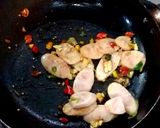 รูปขั้นตอนการทำที่ 3 ของ แหนมไก่ผัดใบกะเพรา
