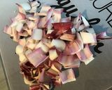 Une image de l'étape 5 de Salade composée à la mortadelle (tomates ananas,endives rouges et castelfranco).