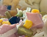 Une image de l'étape 1 de Salade mixte, version Olive.
