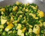 मेथी आलू मटर की सब्जी(methialoo mutter ki sabji रेसिपी चरण 2 फोटो