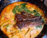 Foto langkah ke 6 dari resep Mangut Lele Kenikir.