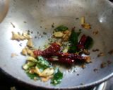A picture of step 2 of Tandulachi ukad (Rice Flour Porridge).