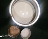 A picture of step 1 of Chocolate milk shake.