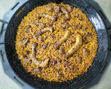Foto del paso 5 de la receta: Arroz agazpachado con mollejas y cuellos de pollo