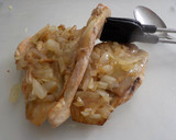 Foto del paso 16 de la receta: Pechuga de pollo rellena de berenjena y queso al horno
