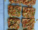 A picture of step 10 of Chicken bread pizza.