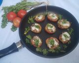 स्टफड ग्रिल्ड टोमेटो (stuffed grilled tomato recipe in Hindi) रेसिपी चरण 7 फोटो