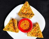 A picture of step 5 of Yam and aloo bhujia paratha.