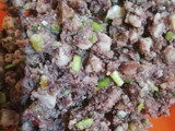 Albóndigas de porotos rojos