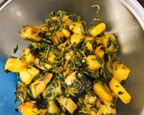 A picture of step 5 of Chutney Wale Methi Aloo Capsicum Rings.