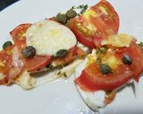 A picture of step 8 of Grilled turbot with Italian-inspired topping.