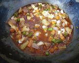 A picture of step 4 of Veg Dum biryani.