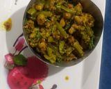 A picture of step 6 of Gavar potato nutty sabji.