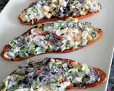 Foto del paso 10 de la receta: Tosta de boniato con ensalada de gambas