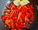 A picture of step 2 of Red Chilli Sweet Pickle.