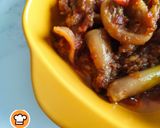 Gambar langkah 8 resipi Sambal Sotong Bersantan.