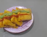 A picture of step 5 of Protein-pack Sattu Cheela(roasted gram flour pancake).