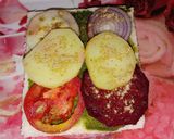 A picture of step 3 of Quick and very tasty and healthy vegetable sandwich.