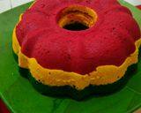 Foto langkah ke 7 dari resep Steam Traffic Light Cake.