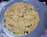 A picture of step 5 of Lauki Thepla.