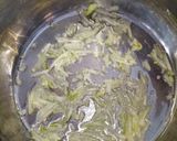 Tejfölös zöldbableves recept fázis 2 fotója