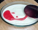 A picture of step 4 of Strawberry mahalabia ||Arabic dessert || strawberry milk pudding.