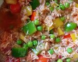 मेक्सिकन राइस (Mexican Rice recipe in hindi) रेसिपी चरण 4 फोटो