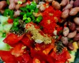 A picture of step 2 of Peanut BHEL (Diet Bhel).
