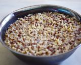 A picture of step 3 of Nutrient rich diabetes friendly Super grain Blend Porridge.