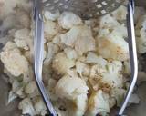 Mini galette de chou-fleur et blanc de poulet étape de la recette 5 photo