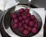 雙色爆漿起司地瓜球的食譜步驟4照片